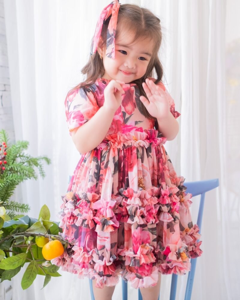 Olive | Floral Peach