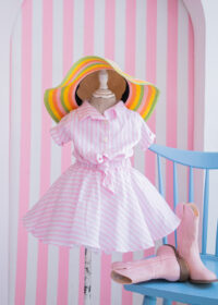 Pink Stripe | Top and Skirt