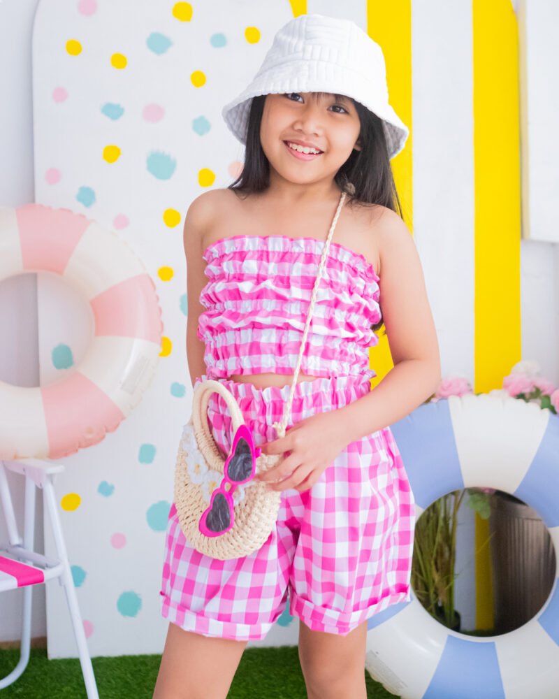 Summer Coords | Checkered Pink
