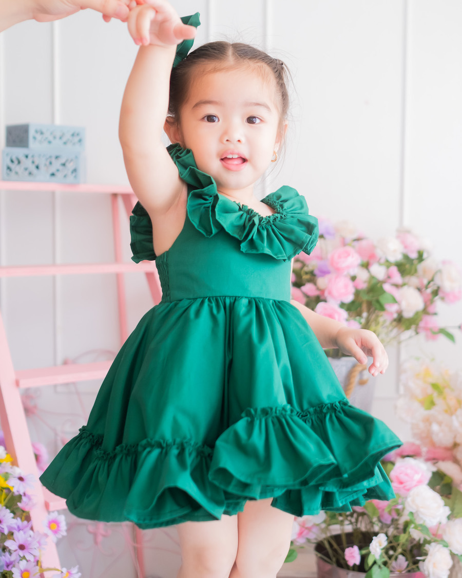 Eloisa | Emerald Green - Little and Miss